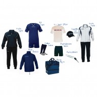 Set complet echipament sportiv alb albastru Portocervo GIVOVA