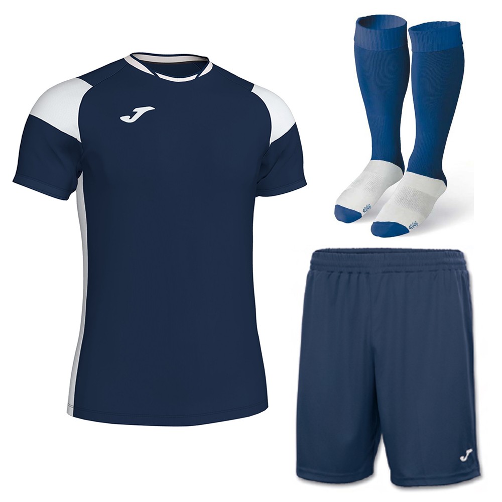 Convert Seasoning stereo Set complet fotbal Crew III, JOMA, tricou, sort si jambiere