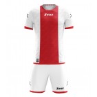 Echipament de fotbal Kit Icon, Alb / Rosu, ZEUS