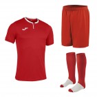 Set echipament fotbal, tricou Gold III JOMA, sort si jambiere Concept Champion