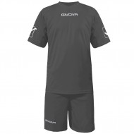 Echipament fotbal KIT GIVOVA, GRI, marime M - EOL