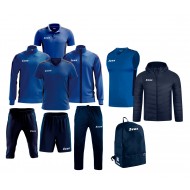 Echipament complet fotbal Box Start Royal/Bleumarin, ZEUS