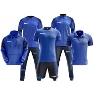 Echipament complet fotbal Box Glitch Royal/Bleumarin, ZEUS