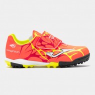 Ghete fotbal teren sintetic si iarba, Super Copa JR 2507 Rojo Turf, JOMA