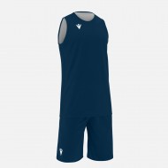 Echipament baschet Kit X500 MACRON blu/alb XL - EOL