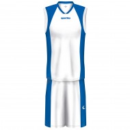 Echipament baschet Kit Orlando SPORTIKA, alb/royal M - EOL