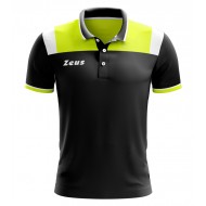 Tricou polo Vesuvio, ZEUS, Negru/Galben Fluo, S - EOL