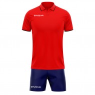 SET STREET GIVOVA, ROSU/BLEUMARIN, marime 3XS - EOL