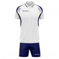 Set pentru timp liber unisex Kit Easy, GIVOVA, ALB/BLEUMARIN, marime 2XL - EOL