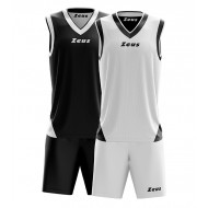 Echipament baschet Kit Doblo ZEUS, negru/alb 2XL - EOL