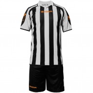 Echipament fotbal KIT SUPPORTER, NEGRU/ALB, marime 2XS - EOL