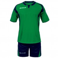 Echipament fotbal KIT ARES, VERDE/BLEUMARIN, marime M - EOL