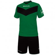 Echipament fotbal KIT VITTORIA GIVOVA, VERDE/NEGRU, marime 2XS - EOL