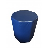 Octagon din spumă și piele 1 x 0,75 m