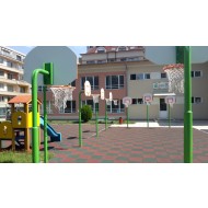 Stand cu panou de baschet pentru copii