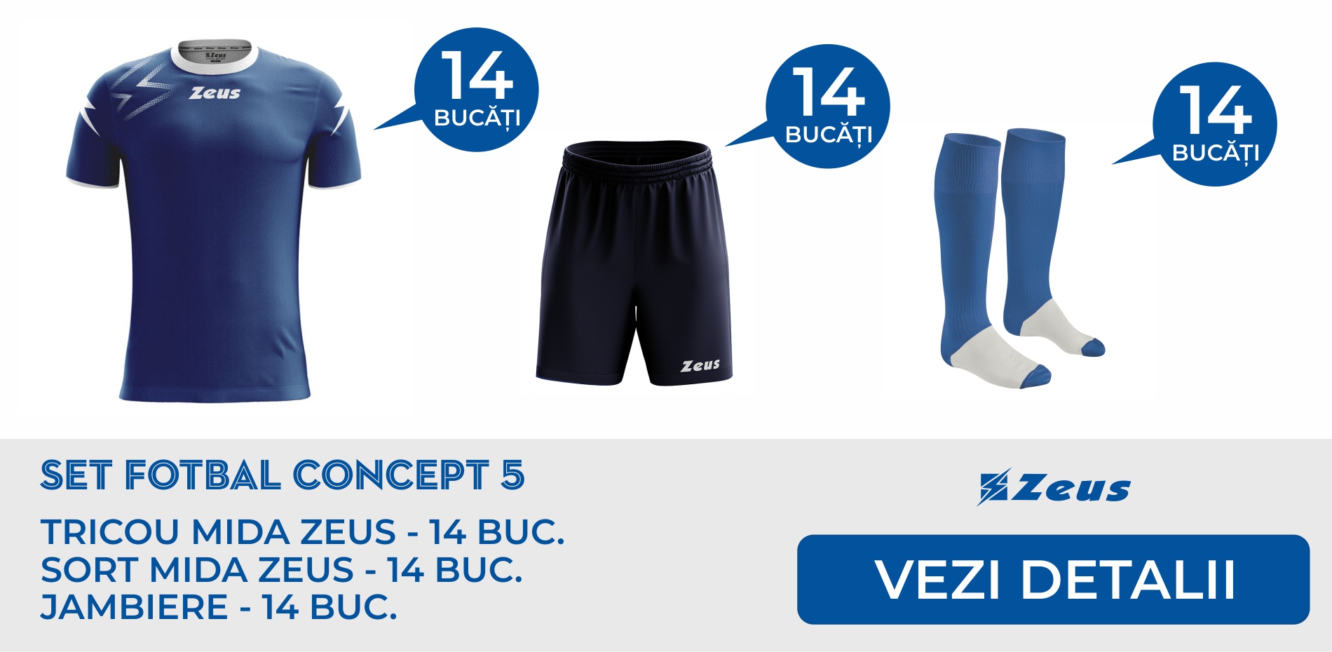 Set fotbal ZEUS echipe