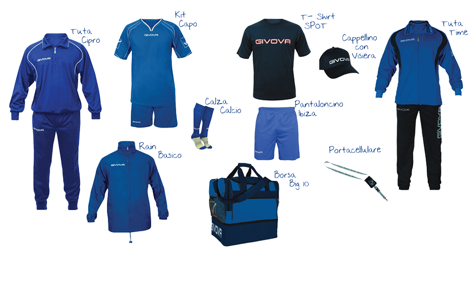 Oferta echipament sportiv Givova Portocervo