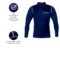 Bluza de corp termica maneca lunga pe gat Corpus 3 GIVOVA-3120