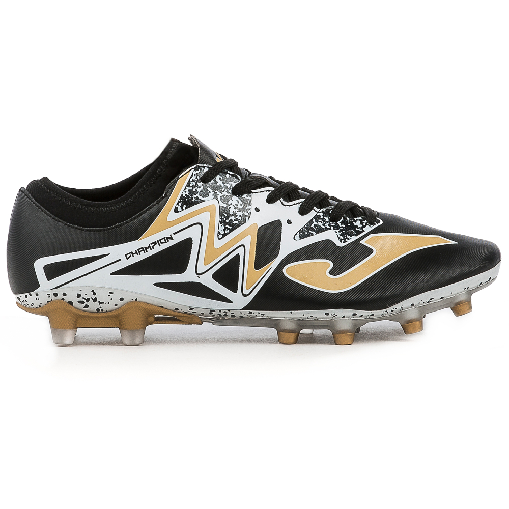 Ghete fotbal iarba artificiala CHAMPION CUP 601 NEGRU-AURIU, JOMA-0