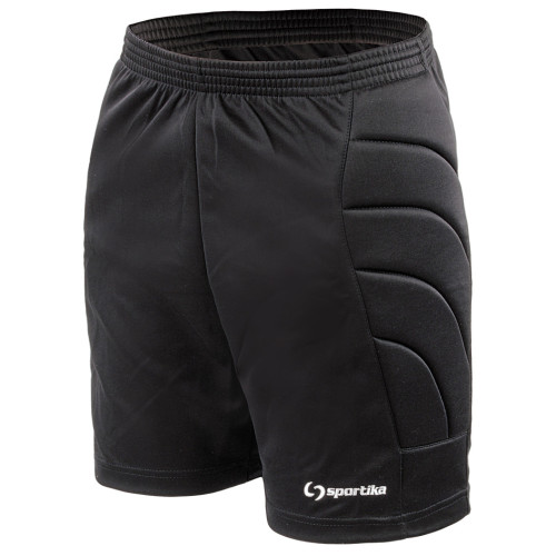 Pantalon Scurt portar fotbal Black, SPORTIKA-0