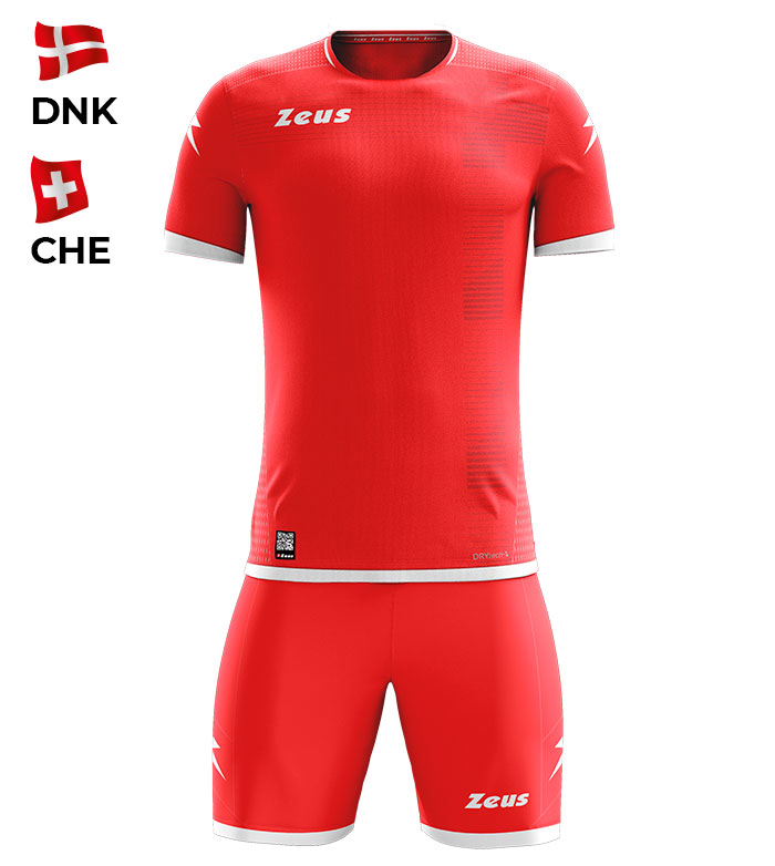 Echipament fotbal Kit Mundial - Danemarca - Elvetia, ZEUS-0 Echipament fotbal Kit Mundial - Danemarca - Elvetia, ZEUS-0