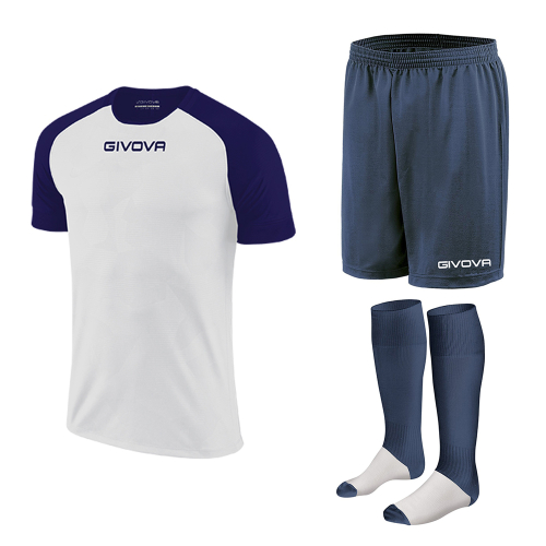 Set echipament fotbal, tricou Capo, sort si jambiere, GIVOVA-0