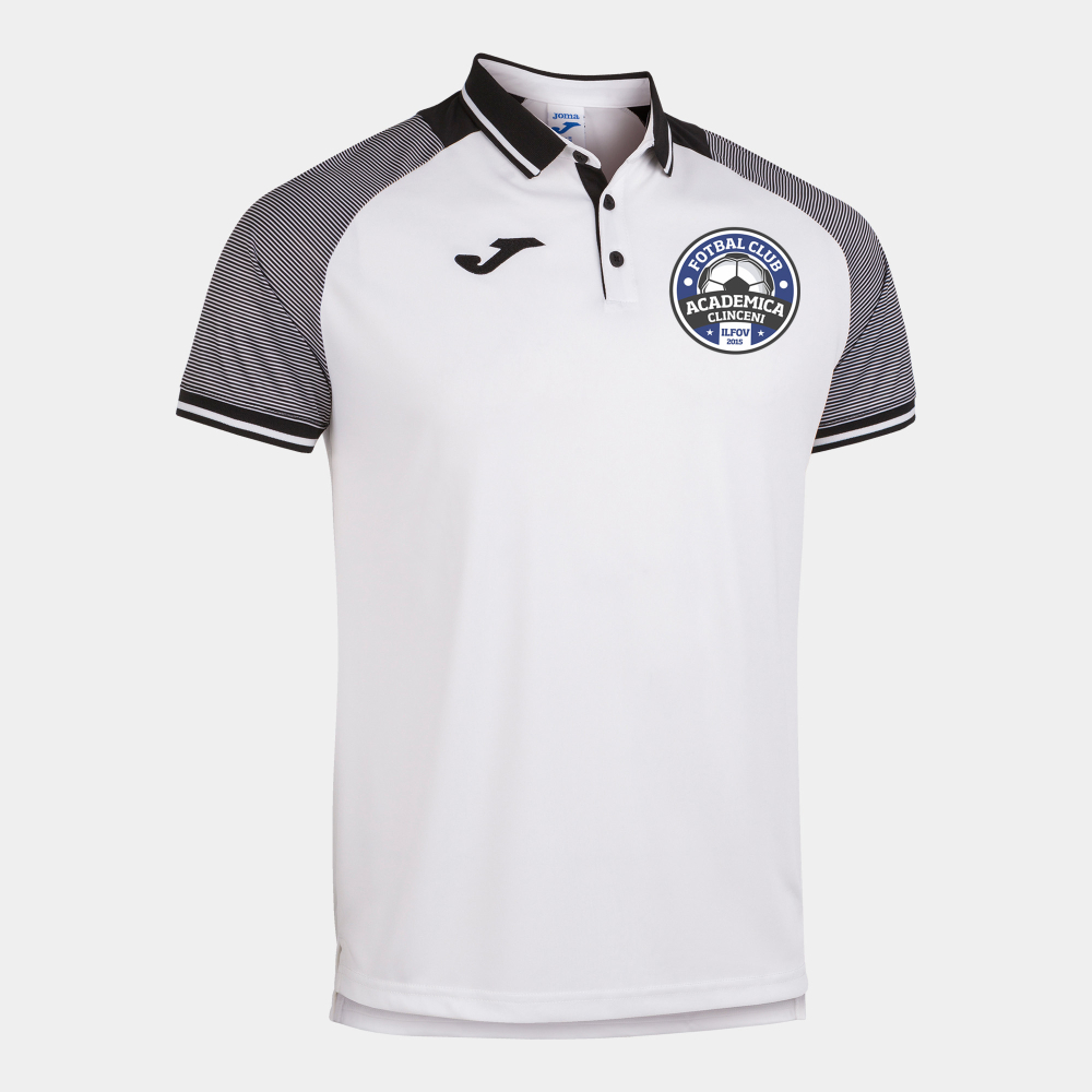 Tricou polo prezentare Academica Clinceni ALB-NEGRU-0