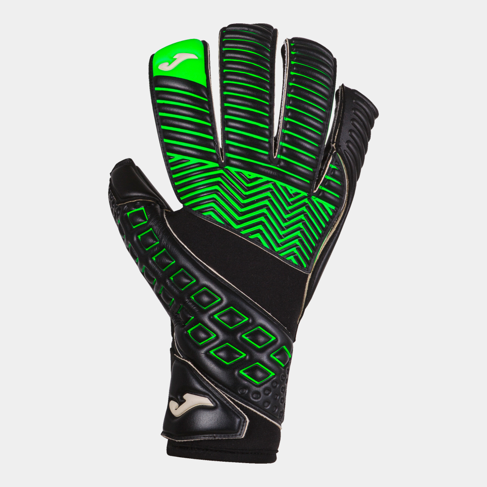 Manusi portar fotbal Area 19 Negru / Verde Fluorescent, JOMA-0