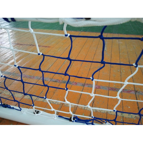 Plasa poarta de fotbal 7,32x2,44 m in doua culori-0