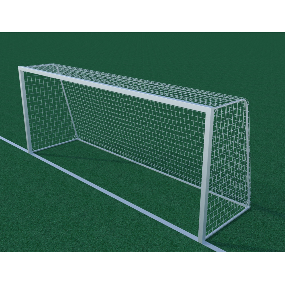 Poarta de fotbal 5х2m, profil special din aluminiu 80 x 80 mm-0