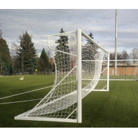 Poarta de fotbal din aluminiu 7,32х2,44 m - profil oval special de 120х100 mm-18688