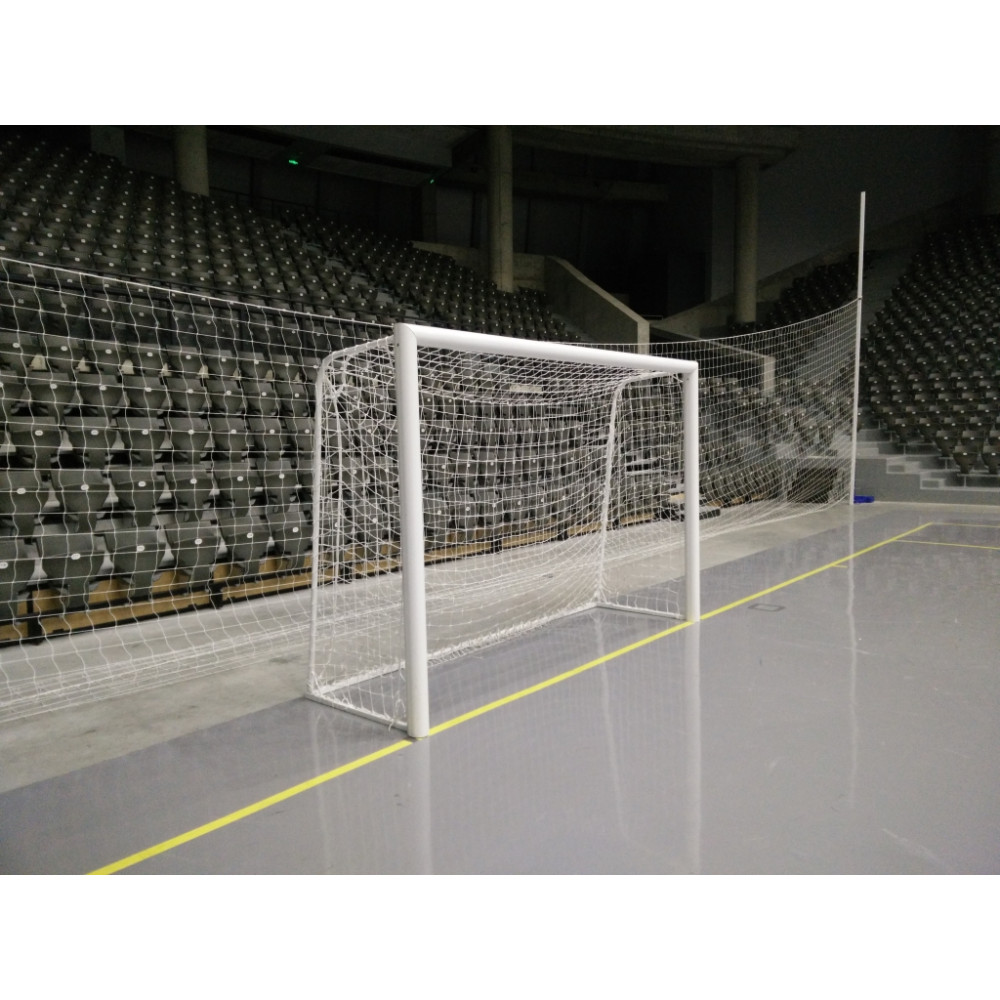 Poarta de fotbal 3x2m, profil oval din aluminiu 120x100 mm-0