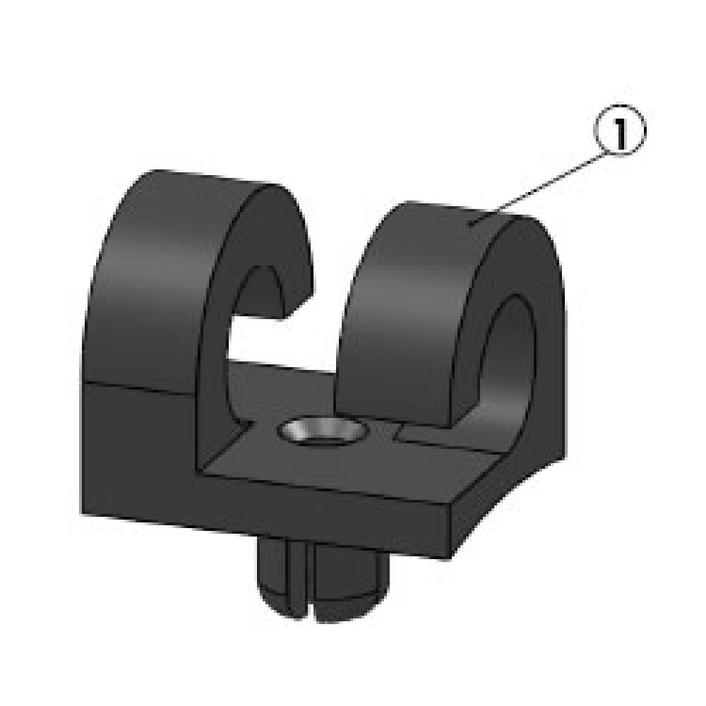 Carlig plasa PVC-0