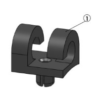 Carlig plasa PVC-0