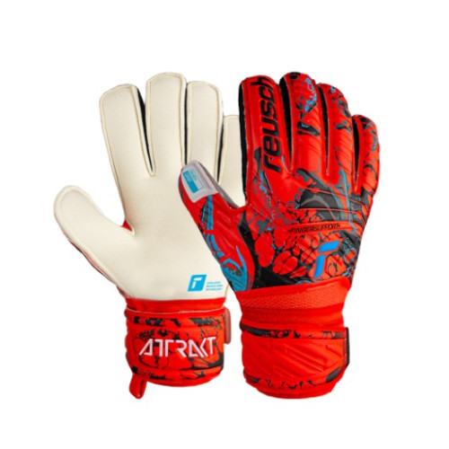 Manusi portar fotbal Attrakt Grip Finger Support, REUSCH-0