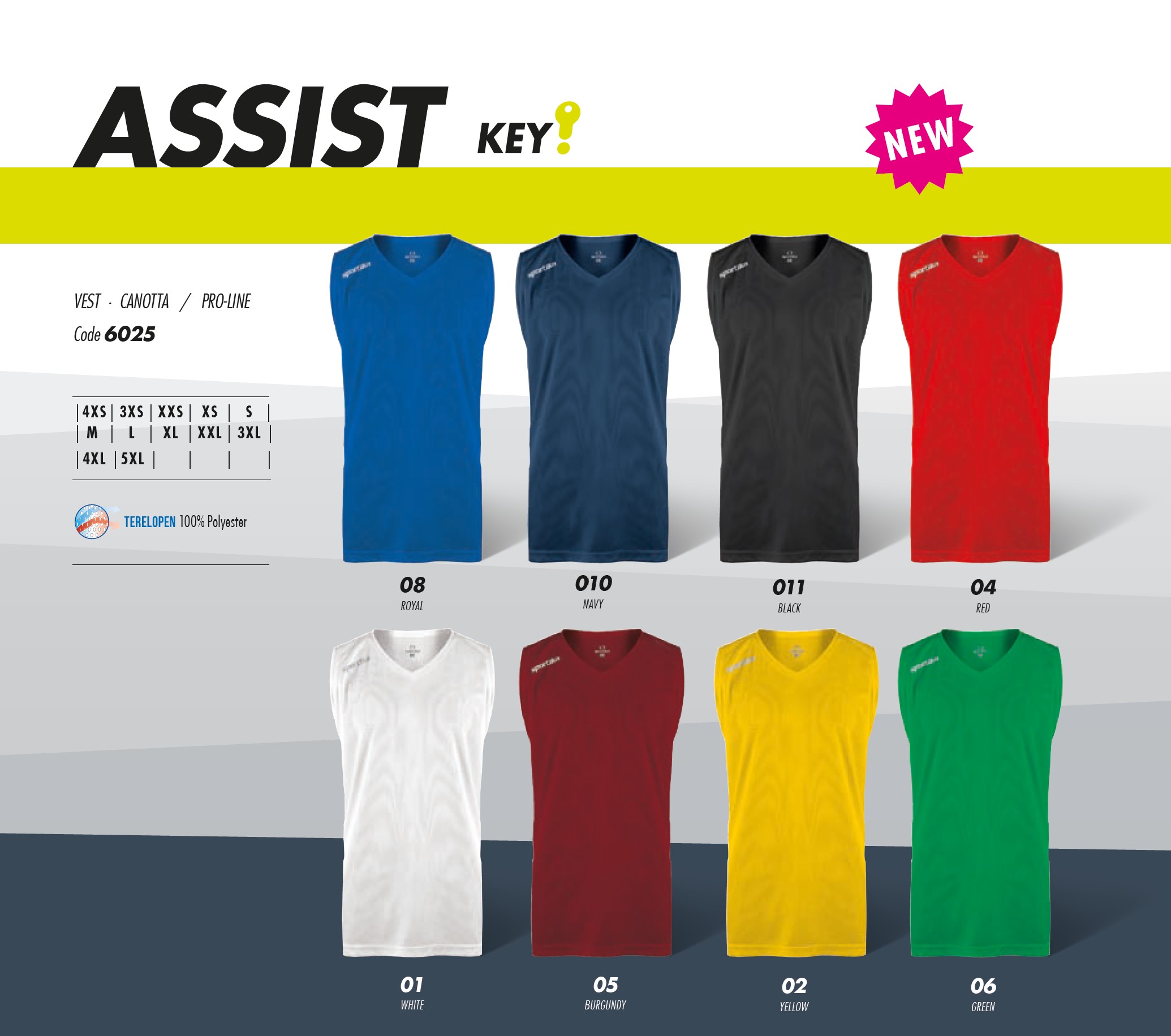 Tricou baschet Assist, SPORTIKA-0 Tricou baschet Assist, SPORTIKA-0