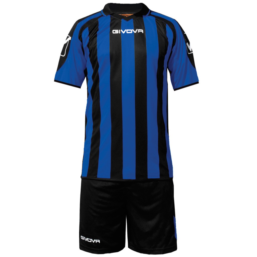 Echipament fotbal KIT SUPPORTER, NEGRU/ALBASTRU, marime XL - EOL-0 Echipament fotbal KIT SUPPORTER, NEGRU/ALBASTRU, marime XL - EOL-0
