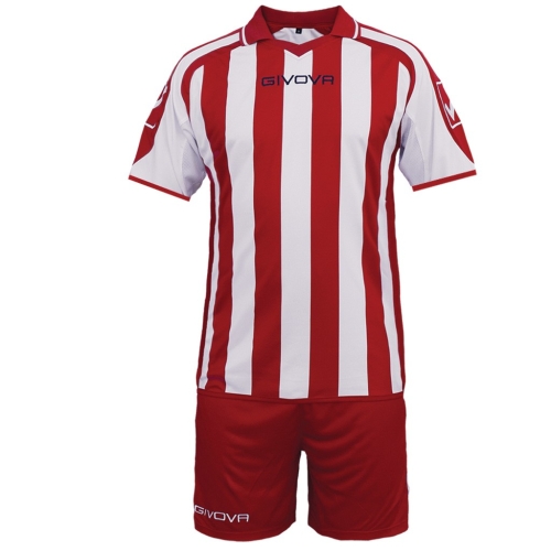 Echipament fotbal KIT SUPPORTER, ROSU/ALB, marime S - EOL-0