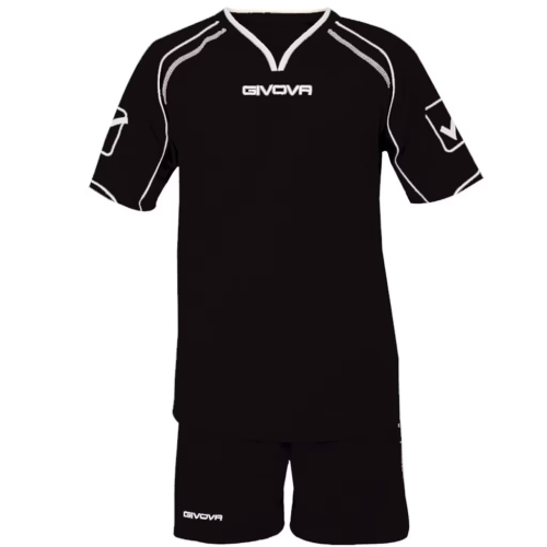 Echipament fotbal Kit CAPO, NEGRU, marime 2XS - EOL-0