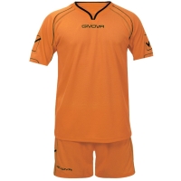 Echipament fotbal Kit CAPO, PORTOCALIU, marime S - EOL-22078