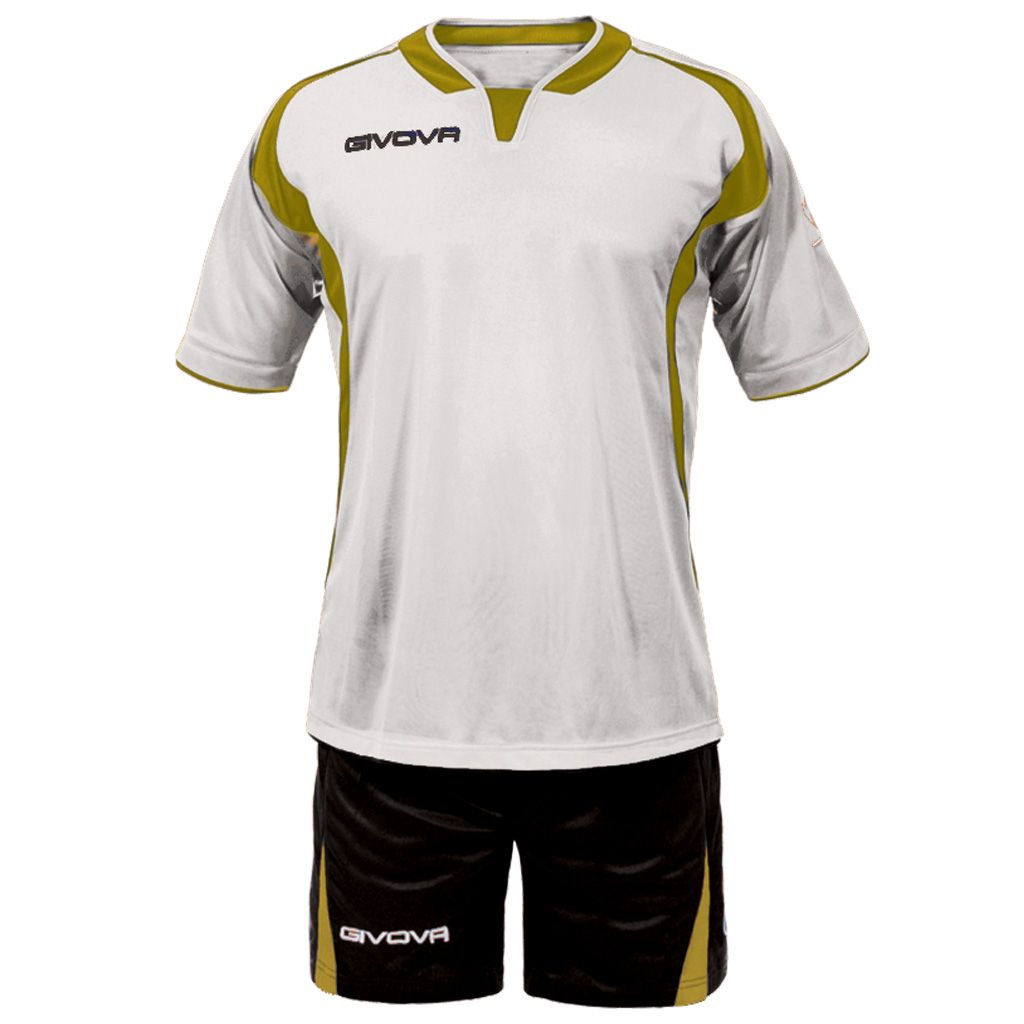 Echipament fotbal KIT ARES, ALB/AURIU, marime L - EOL-0 Echipament fotbal KIT ARES, ALB/AURIU, marime L - EOL-0