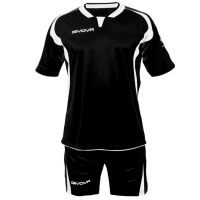 Echipament fotbal KIT ARES, NEGRU/ALB, marime XL - EOL-0