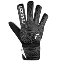Manusi portar fotbal Attrakt Starter Solid Junior, Black, REUSCH-23540