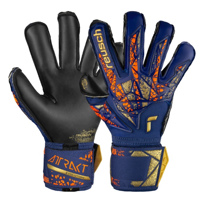 Manusi portar fotbal Attrakt Gold X Evolution, REUSCH-0 Manusi portar fotbal Attrakt Gold X Evolution, REUSCH-0