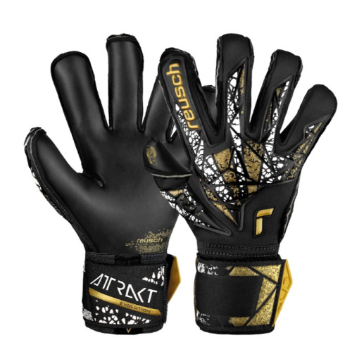 Manusi portar fotbal Attrakt Gold X Evolution Cut Finger Support, REUSCH-0