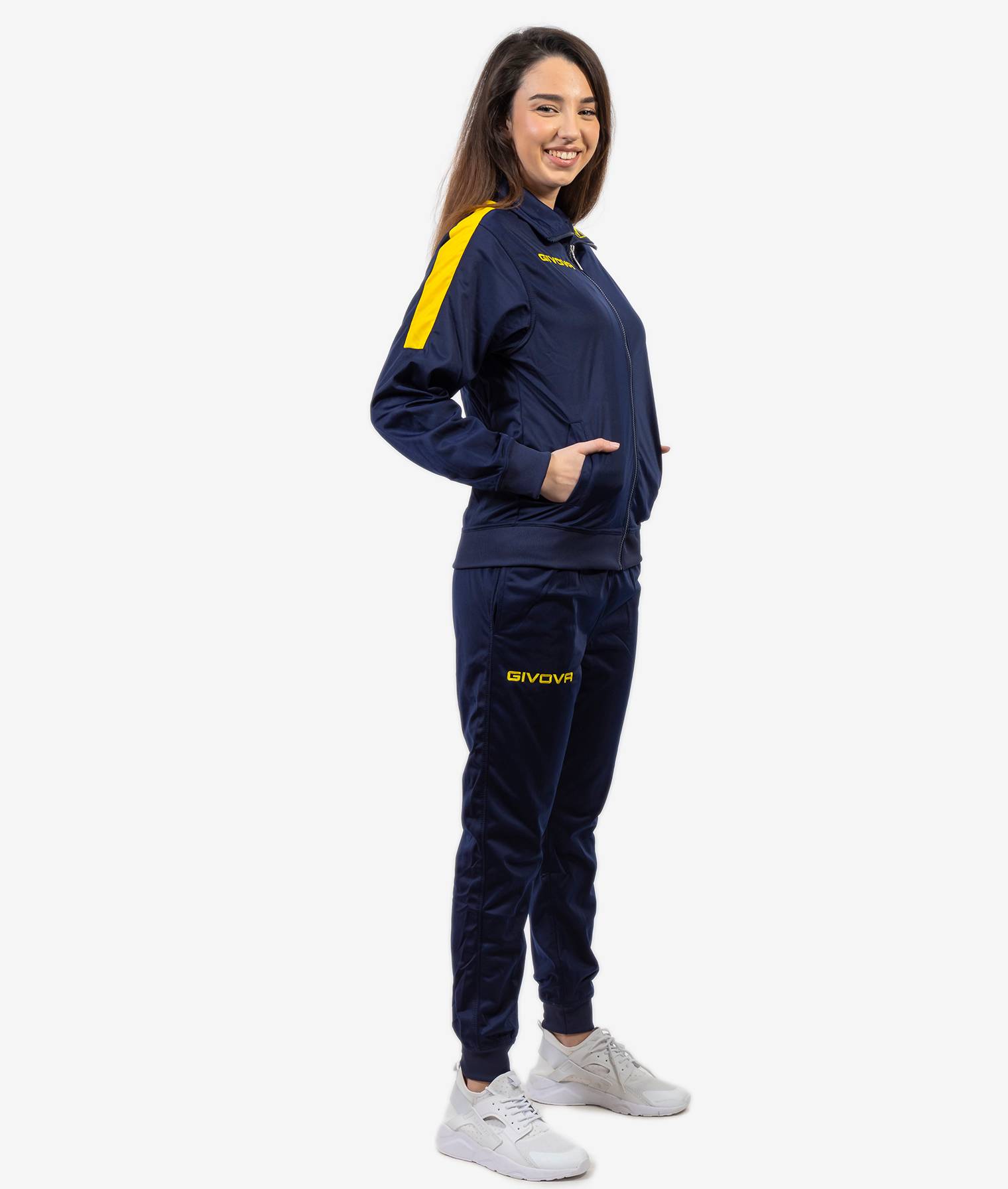 Tuta Revolution, Unisex, Bleumarin/Galben, XS - EOL-0 Tuta Revolution, Unisex, Bleumarin/Galben, XS - EOL-0