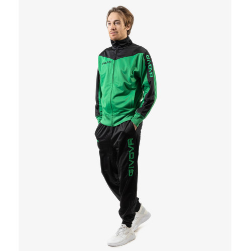 Tuta Roma, Unisex, Verde/Negru, S - EOL-0