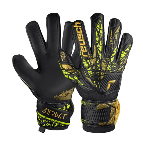 Manusi portar fotbal Attrakt Solid Finger Support Junior, REUSCH-0