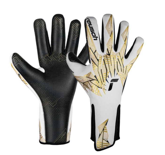 Manusi portar fotbal Pure Contact Gold X GluePrint Strapless, REUSCH-0 Manusi portar fotbal Pure Contact Gold X GluePrint Strapless, REUSCH-0