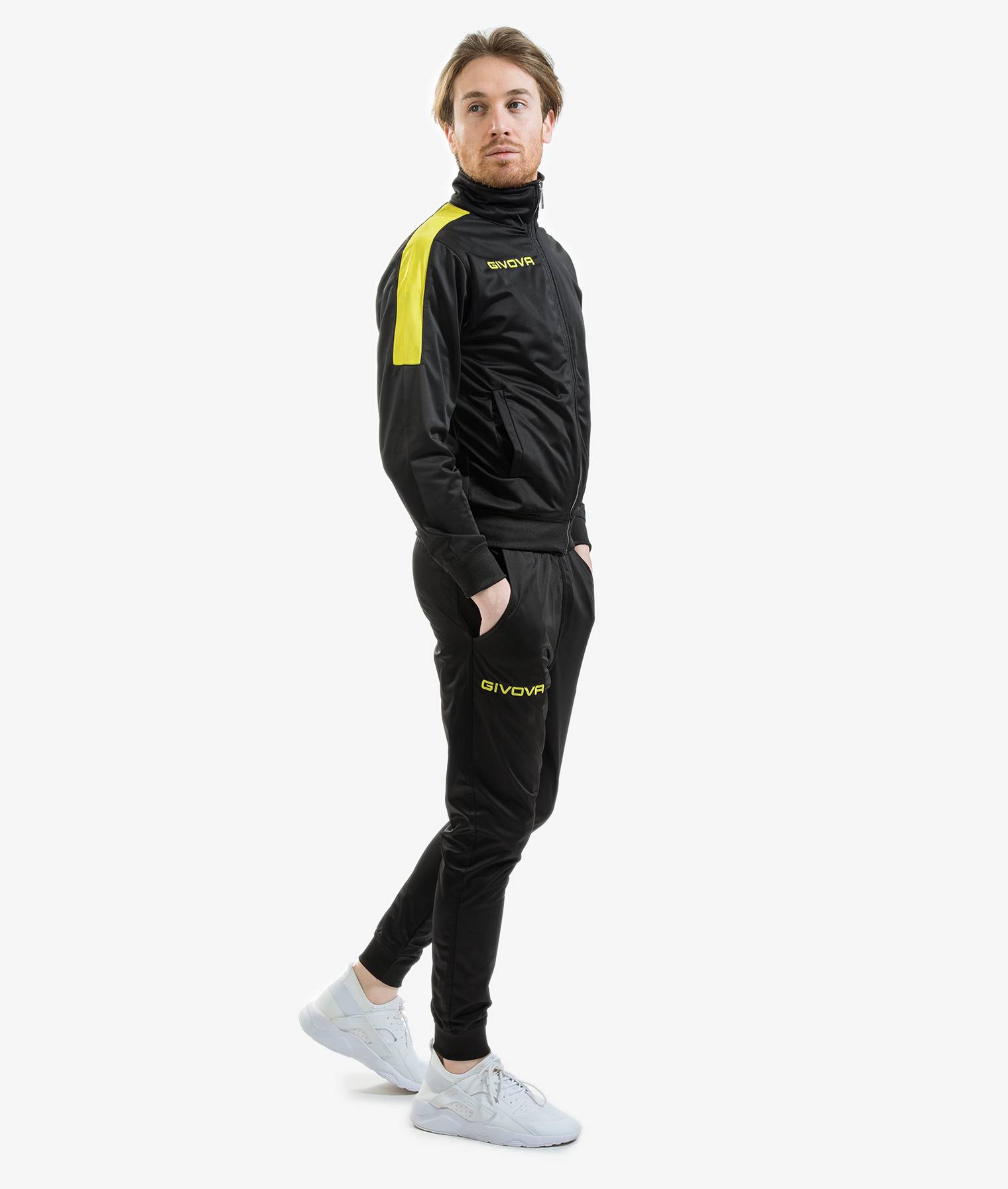 Tuta Revolution, Unisex, Negru/Galben, S - EOL-0 Tuta Revolution, Unisex, Negru/Galben, S - EOL-0